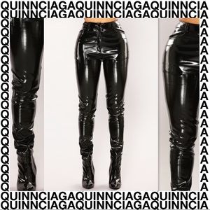 Fashion Nova – You Get Pretty Wild Latex Pants